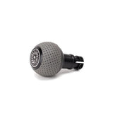 BFI BFI GS2 Heavy Weight Shift Knob - VW/Audi Auto/DSG - Graphite Gray Air Leather / Black Anodized GS2DGS4