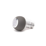BFI Heavy Weight Shift Knob GS2 Graphite Gray Air Leather / Machined Finish (Threaded) by BFI GS2-AM6-182