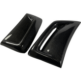 Suvneer Motorsports Suvneer W204 Facelift C63 Carbon Fiber Front Bumper Side Fins