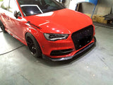 Velt Sport Velt Sport Audi 8V Carbon Fiber Front Lip - A3 (S-Line) / S3 VELT- FLS-CF-V1-8VS3