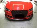 Velt Sport Velt Sport Audi 8V Carbon Fiber Front Lip - A3 (S-Line) / S3 VELT- FLS-CF-V1-8VS3