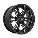Fuel Wheels D711 Rage 22" 6x135/6x139.7 Gloss Black Milled by Fuel Offroad D71122009847