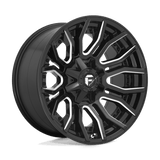 Fuel Wheels D711 Rage 20" 8x170 Gloss Black Milled by Fuel Offroad D71120001747