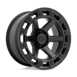 XD Wheels XD862 Raid 17" 6x120 Satin Black by XD Wheels XD86279077700