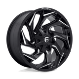 Fuel Wheels D753 Reaction 20" 8x180 Gloss Black Milled by Fuel Offroad D75320901857