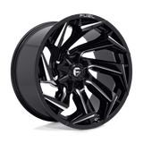 Fuel Wheels D753 Reaction 22" 8x170 Gloss Black Milled by Fuel Offroad D75322201747