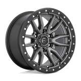 Fuel Wheels D680 Rebel 18" 5x139.7 Matte Gun Metal Black Bead Ring by Fuel Offroad D6801890B445
