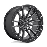 Fuel Wheels D680 Rebel 20" 6x135 Matte Gun Metal Black Bead Ring by Fuel Offroad D68020008947