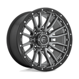 Fuel Wheels D680 Rebel 22" 8x180 Matte Gun Metal Black Bead Ring by Fuel Offroad D68022001847