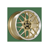 BBS RG-R 17" 5x100 Gold Center Diamond Cut Lip