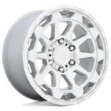 Black Rhino Wheels Rotor 20" 5x127 Gloss Silver With Mirror Cut Face by Black Rhino Wheels 2090RTR025127S71