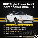 Better Bodies Motorsport RUF Yellow Bird-Style Front Spoiler - Porsche / 911 / 1974–1989 by Better Bodies Motorsport BB911FL1