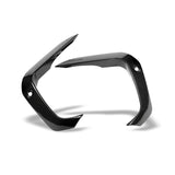 Revozport Carbon Fiber Front Bumper Canards for BMW X6M F96 | RZ-BM-1099