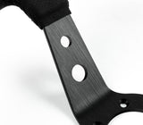 Renown Renown 100 Dark Black Alcantara Suede Black Stitching  Steering Wheel 100DS