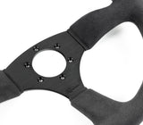 Renown Renown 130R Dark Black Alcantara Suede Black Stitching  Steering Wheel 130RDS