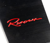 Renown Renown Time Trial Competition Black Leather Rosso Red Stitching (w/ Rosso Red Center Line) Steering Wheel TTRLCr12