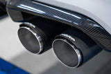 MBRP MBRP 18-22 BMW M2 Competition 3.0L T304 SS 3in Resonator-Back Exhaust Quad Rear w/ Carbon Fiber Tips S45023CF