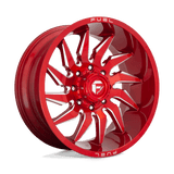 Fuel Wheels D745 Saber 22" 6x135 Candy Red Milled by Fuel Offroad D74522008947