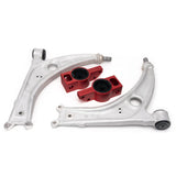 BFI Caster+ Rear Control Arm Brackets and TTRS Bushings with Aluminum Lower Control Arms for B6 Passat / 5N Tiguan by BFI SBFI3C555CK-Kit