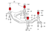 Verkline Polyurethane Subframe Mounts (Front) - Audi / B5 / B6 / B7 / C5 by Verkline pow-079