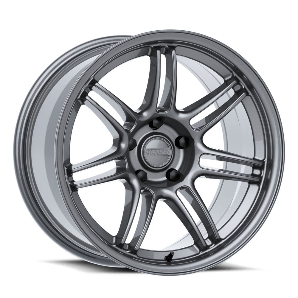 Kansei K17H Seven 19x10.5in / 5x114.3 BP / 12mm Offset / 73.1mm  Bore - Hyper Silver