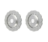 SHW Performance SHW Performance Rear Cross-Drilled Lightweight Wavy Brake Rotor Kit (356x22) - Audi RS7 4.0L (14-18) ARX47418-QTY2