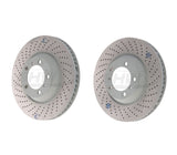 SHW Performance SHW Performance Rear Cross-Drilled MB Brake Rotor Kit (330x28) - Porsche Boxster Spyder 3.8L (2016) PRL39823-PRR39824