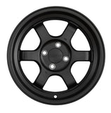 9six9 15x8 et20 / 4x100 /  cb73.1 9six9 SIX-1 Deep 15" 4x100 Matte Black 9001D-1580-20-400-FBK