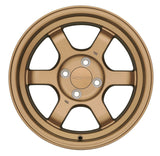 9six9 15x8 et20 / 4x100 /  cb73.1 9six9 SIX-1 Deep 15" 4x100 Matte Bronze 9001D-1580-20-400-FBZ