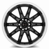 VORS SP2 17" 5x100 Gloss Black | SP021780xxx35BK-500