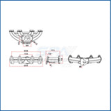 SPA Performance T3 Turbo Manifold - VW / Mk4 / 2.0 8v / Golf / Jetta by SPA Performance TMW08T3N