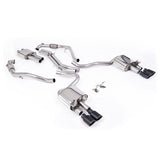 Milltek Quad Outlet Resonated Cat Back Exhaust - Audi B9 S5