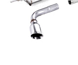 Milltek Resonated / Dual Polished GT-100 Trims Milltek Cat-Back Exhaust System - Audi / 3.2L /  Mk2 TT SSXAU236