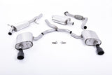 Milltek Cerakote Black Milltek Resonated (Quieter) Cat Back Exhaust System - Audi / B9 / A4 / A5 SSXAU607