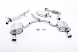Milltek Polished Milltek Resonated (Quieter) Cat Back Exhaust System - Audi / B9 / A4 / A5 SSXAU608