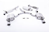 Milltek Brushed Titanium Milltek Resonated (Quieter) Cat Back Exhaust System - Audi / B9 / A4 / A5 SSXAU609