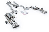 Milltek Dual Quad Outlet Active Valved Cat Back Exhaust - Ford Mustang 2.3 EcoBoost (S650 Fastback) by Milltek SSXFD439