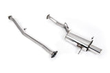 Milltek Non-Resonated Cat Back Exhaust W/ 100mm Tip - Subaru Impreza 2.0T WRX and STi by Milltek SSXSB012