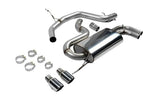Milltek 2.75" Twin Outlet Cat Back Exhaust with Polished Trims - VW/Audi / 2.0T FSI / 8P A3 / Mk5 GTI / 3 Door by Milltek SSXVW147