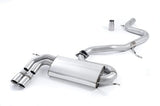 Milltek 2.75" Twin Outlet Cat Back Exhaust with Polished Trims - VW/Audi / 2.0T FSI / 8P A3 / Mk5 GTI / 3 Door by Milltek SSXVW265