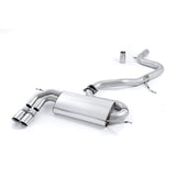 Milltek 2.75" Twin Outlet Cat Back Exhaust with Polished Trims - VW/Audi / 2.0T FSI / 8P A3 / Mk5 GTI / 3 Door