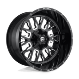 Fuel Wheels D611 Stroke 22" 4x137 Gloss Black Milled by Fuel Offroad D6112270A644