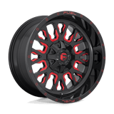 Fuel Wheels D612 Stroke 20" 6x135/6x139.7 Gloss Black Red Tinted Clear by Fuel Offroad D61220009846