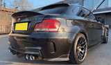 Suvneer Motorsports Suvneer 1M Carbon Fiber E82 Rear Bumper Splitters E821MRRSPL