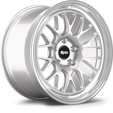 Apex Wheels ML-10RT 18" 5x120.65 Machined Lip Race Silver by Apex Wheels