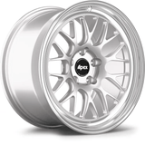 Apex Wheels ML-10RT 17" 5x114.3 Machined Lip Race Silver by Apex Wheels ML10RT179ET45-51143-701-MLRS