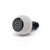 BFI Heavy Weight Shift Knob - GS2 - Silver Gray Alcantara - Black Anodized - VW / Audi