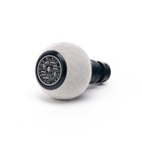 BFI Heavy Weight Shift Knob - GS2 / DSG - Silver Gray Alcantara - Black Anodized - VW / Audi by BFI GS2DGSU-02-4978