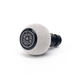 BFI Heavy Weight Shift Knob GS2 Silver Gray Alcantara / Black Anodized (Threaded) by BFI GS2SU-4978-182
