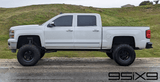 9six9 Wheels 16x8 et-10 / 6x139.7 /  cb106.1 9six9 SIX-1 Deep Truck 16" 6x139.7 Matte Black 9001D-1680-10-639-FBK
